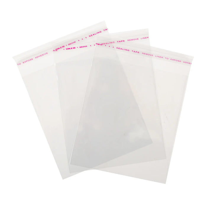 Hypax - Resalable Poly Bags With Strip 6" x 6.75" - 500 / Case