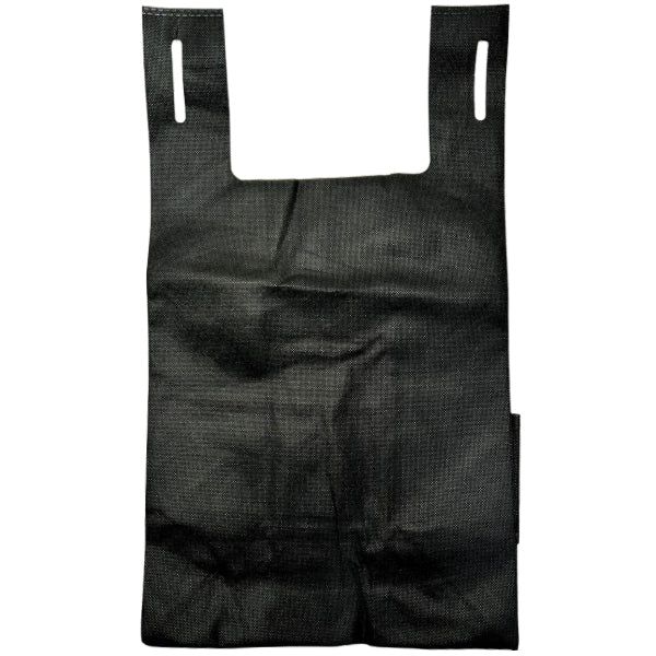 Reusable Non-Woven T Shirt Bags Black - 50 Pack