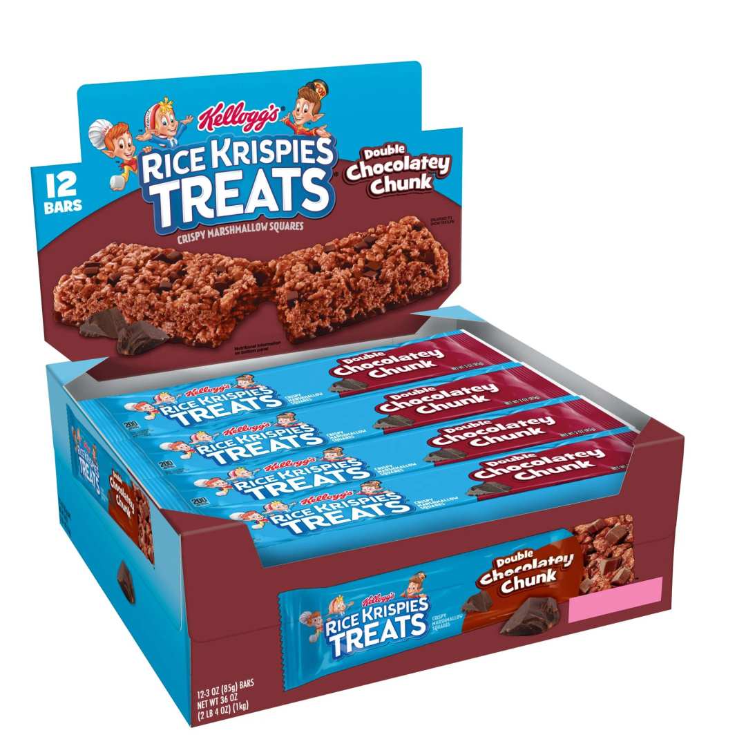 Rice Krispies Treats Double Chocolatey Chunk Big Bar 12 x 85g — Bulk Mart
