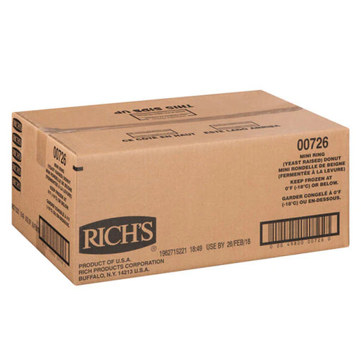 Rich's - Mini Ring Donut Yeast-Raised 1 Oz - 140 Pcs