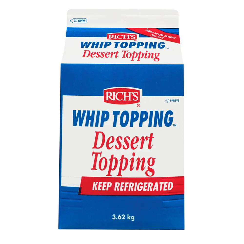 Rich's Ready To Whip Liquid Whip Topping 3.62Kg, Dessert Topping — Bulk