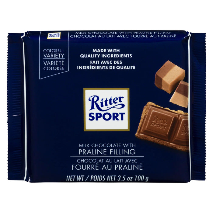 Ritter Sport - Milk Chocolate With Praline Filling - 6 x 100g