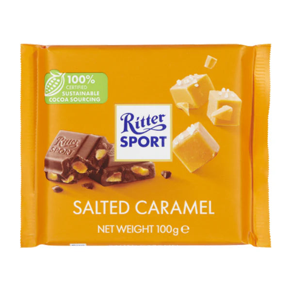 Ritter Sport Salted Caramel 6 x 100g, Canadian Distributor For ...