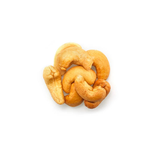 Roasted Unsalted Large Cashews Bulk - 25 Lbs