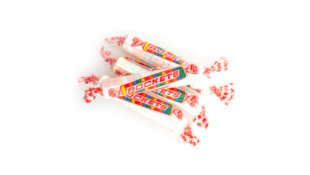 Rockets Rolls Candy Individually Wrapped Rolls Bulk Hard Candy - 10 Kg