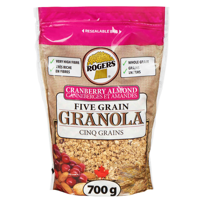 Rogers - Five Grain Cranberry Almond Granola Blend - 12 x 700g