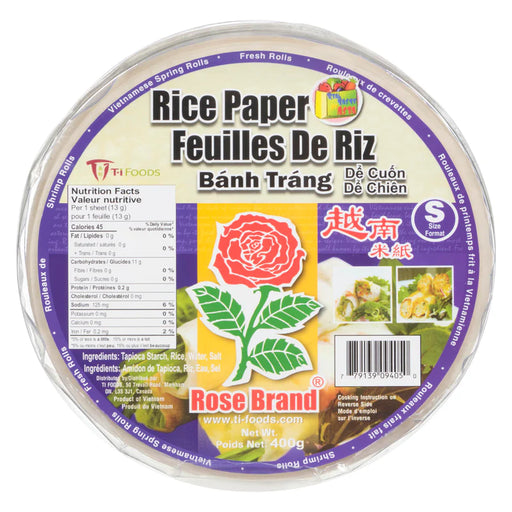 Rose - Rice Paper 16cm - 2 x 400g