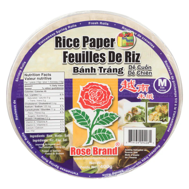 Rose - Rice Paper Medium 22cm, #090408-1 - 40 x 400g
