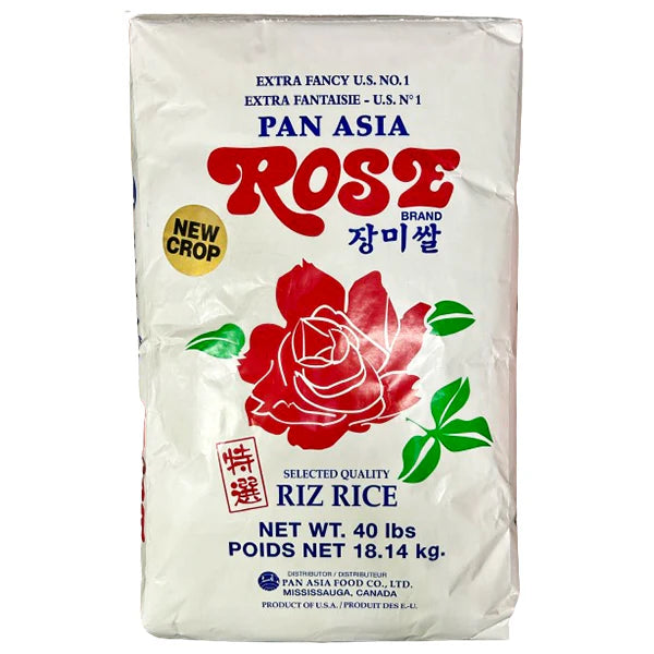 Rose Extra Fancy US No. 1 Rice - 40 Lbs