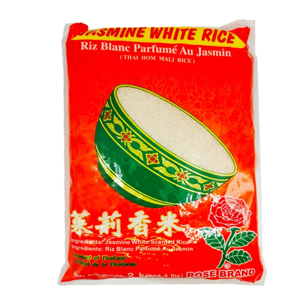 Rose Jasmine White Scented Rice 2 Kg, Wholesale Rice Supplier — Bulk Mart
