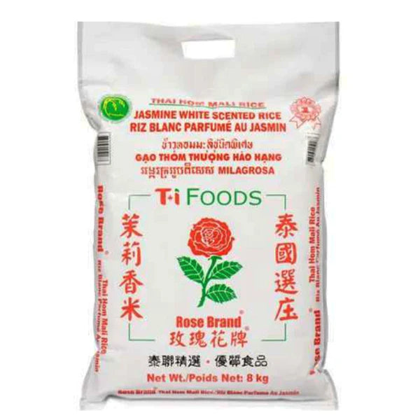 Rose Jasmine White Scented Rice - 8 Kg