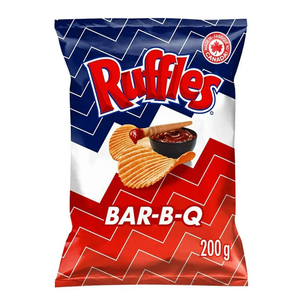 Bufflao Ruffles Ruffles Regular Original Potato Chips 12 x 200g, Bulk Snack Supplier ...