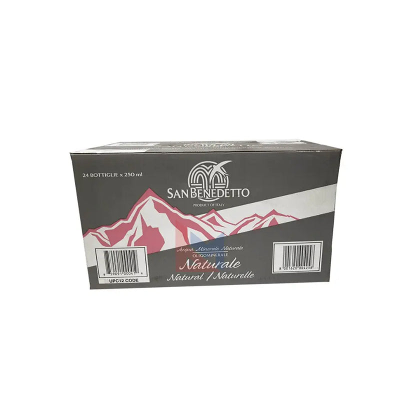 San Benedetto - Natural Mineral Water Glass Bottle - 24 x 250 ml