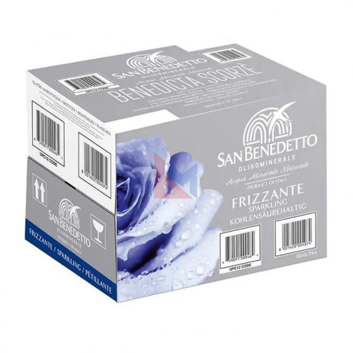 San Benedetto - Sparkling Mineral Water Glass - 12 x 750 ml