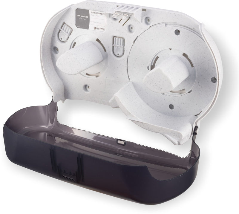 9" Jumbo Roll Bath Tissue Dispenser (R4000TBK / DB12) Double Roll - Each