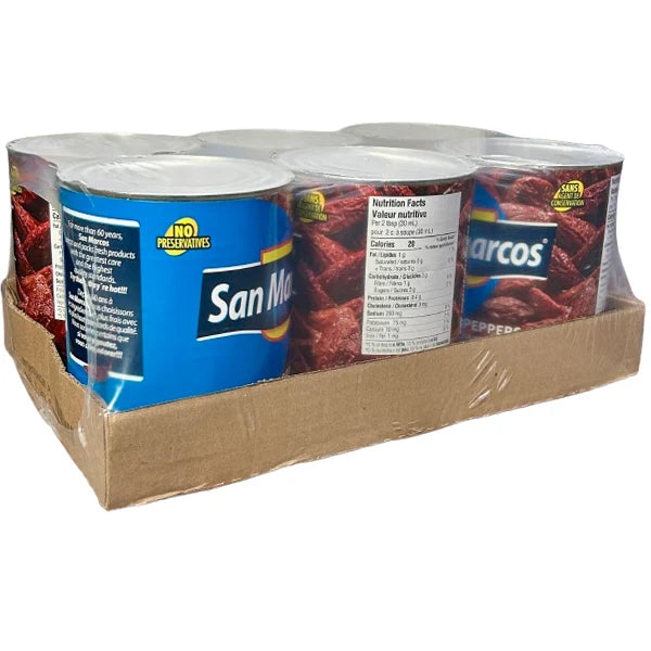 San Marcos - Chipotle Peppers In Adobo Sauce - 6 x 100 Oz