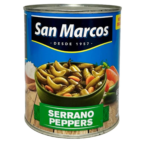 San Marcos - Serrano Peppers - 737g