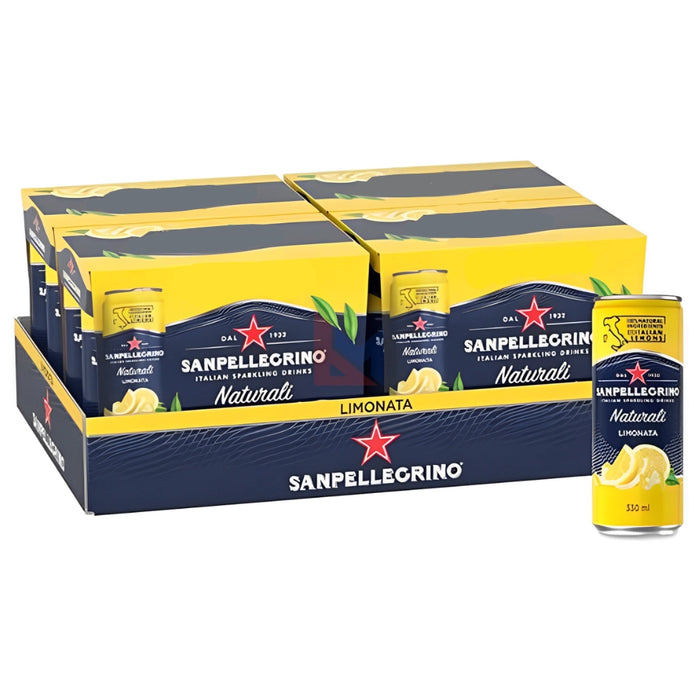 San Pellegrino - Limonata Lemon Sparkling Beverage - 24 x 330 ml