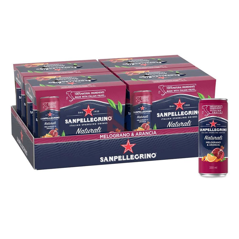 San Pellegrino - Melograno & Arancia Sparkling Beverage - 24 x 330 ml