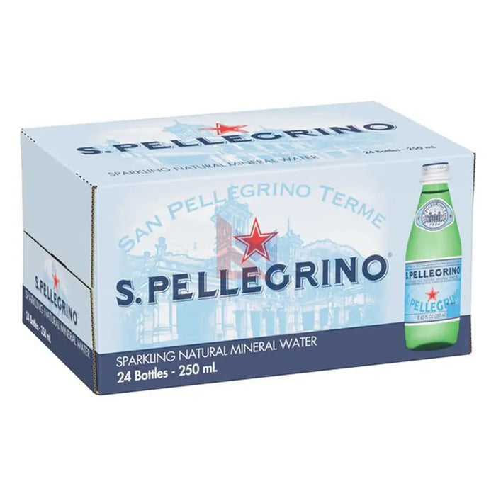 San Pellegrino - Sparkling Natural Mineral Water Glass - 24 x 250 ml