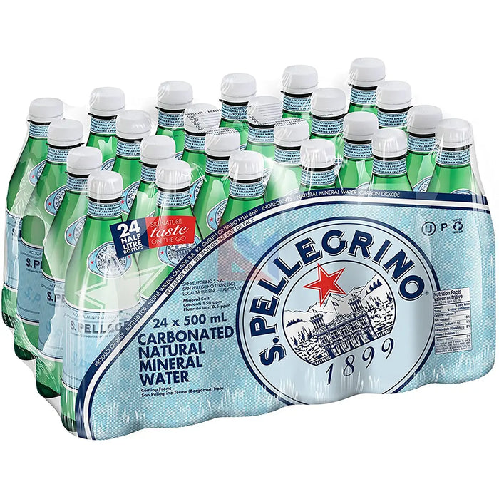 San Pellegrino - Sparkling Natural Mineral Water PET - 24 x 500 ml
