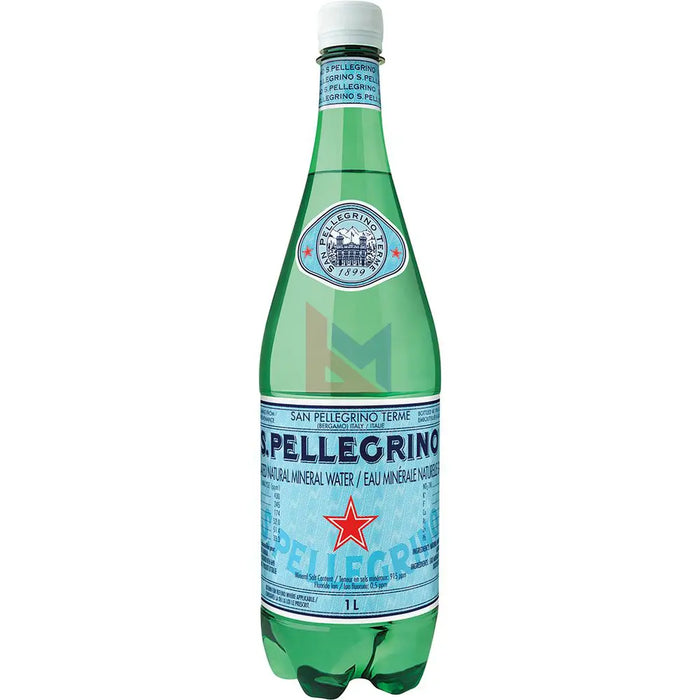 San Pellegrino - Sparkling Natural Mineral Water PET - 6 x 1 L