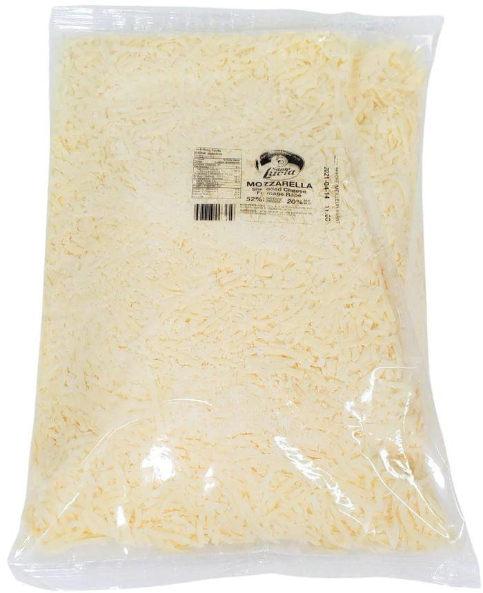 Santa Lucia -  Mozzarella Shredded Cheese - 2.5 Kg