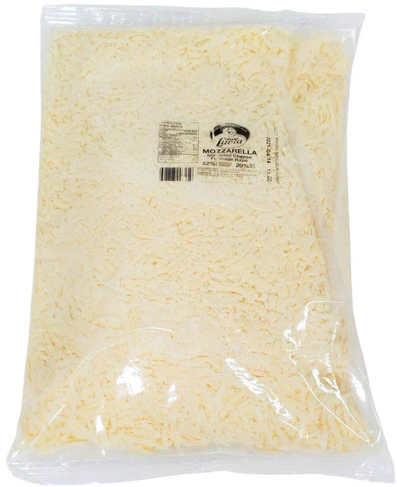 Santa Lucia -  Mozzarella Shredded Cheese - 4 x 2.5 Kg