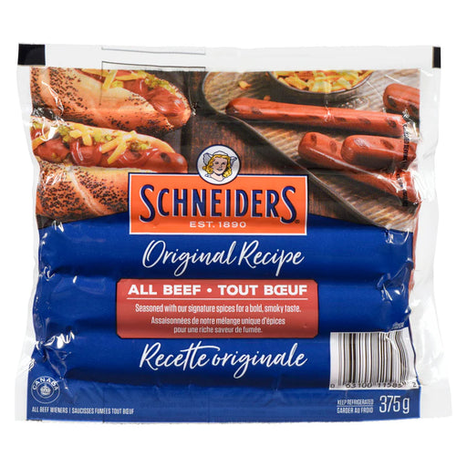 Schneiders - All Beef Wieners Original Recipe - 375g