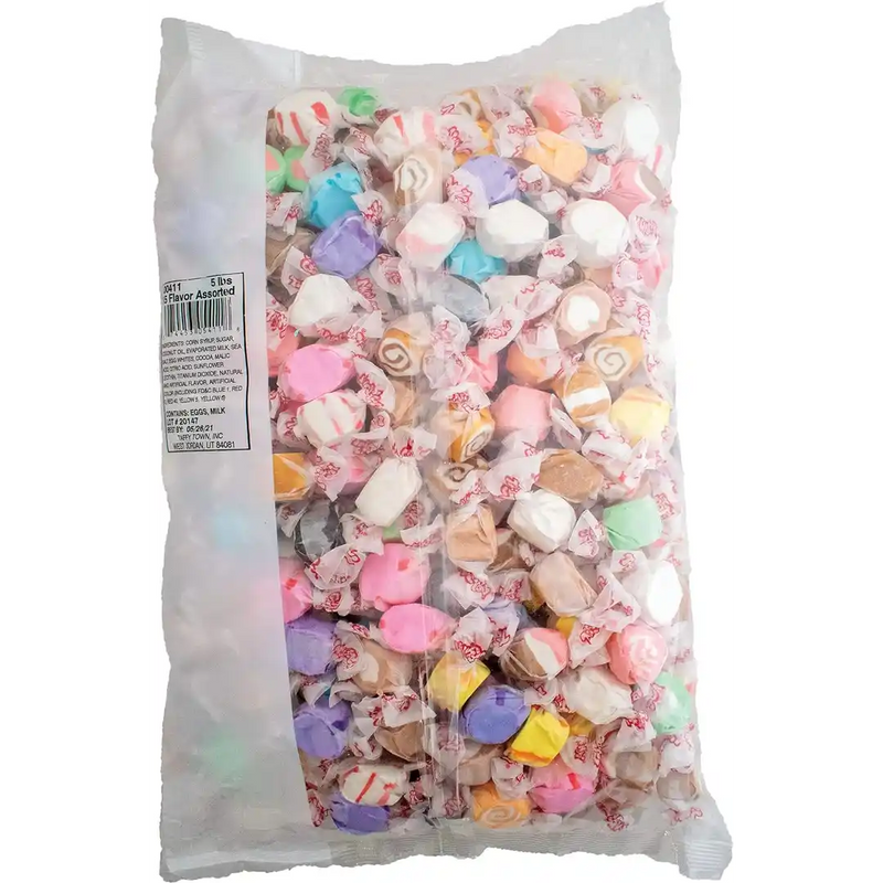 Scholtens - Assorted Salt Water Taffy Bulk Candy - 5 Lbs