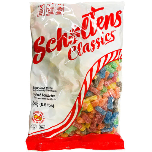 Scholtens - Sour Bud Bites Bulk Gummy Candy - 4 x 2.5 Kg