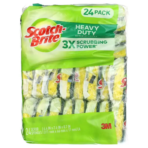 Scotch-Brite - Heavy Duty Scrub Sponge - 24/Pack