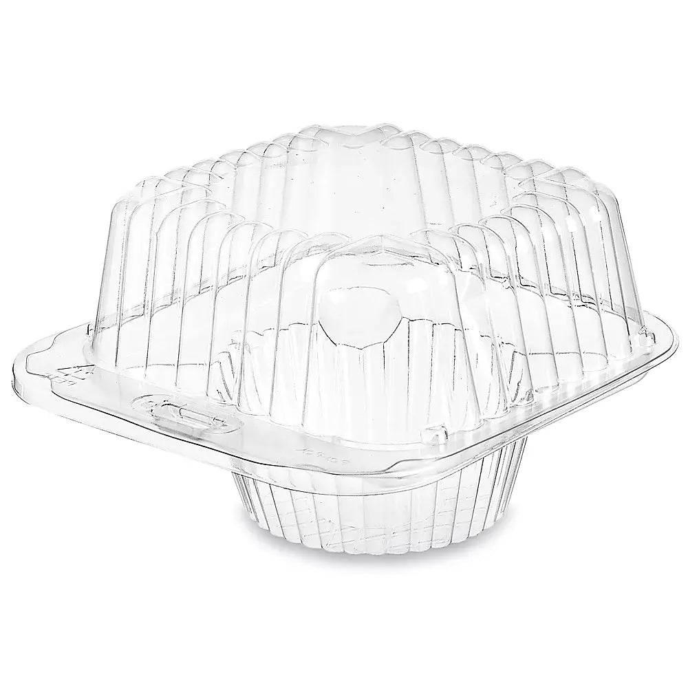 Single Cupcake Container, Plastic Container For 1 Muffin Bakery