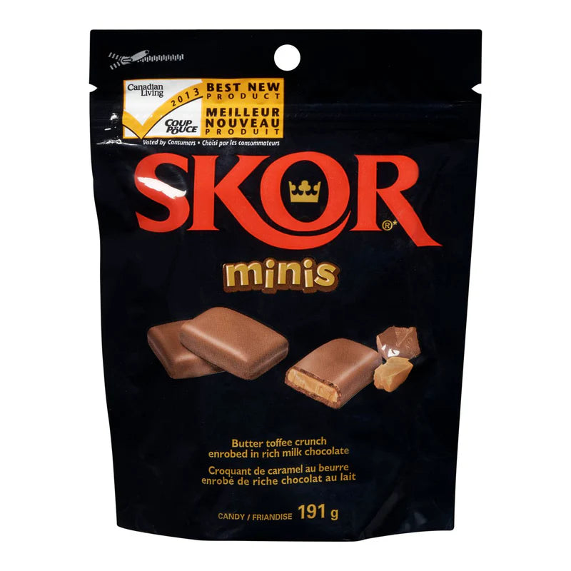 Skor - Minis Butter Toffee Crunch Milk Chocolate - 3 x 191g