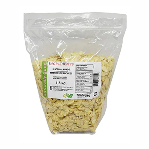 Sliced Almonds Blanched - 1.5 Kg