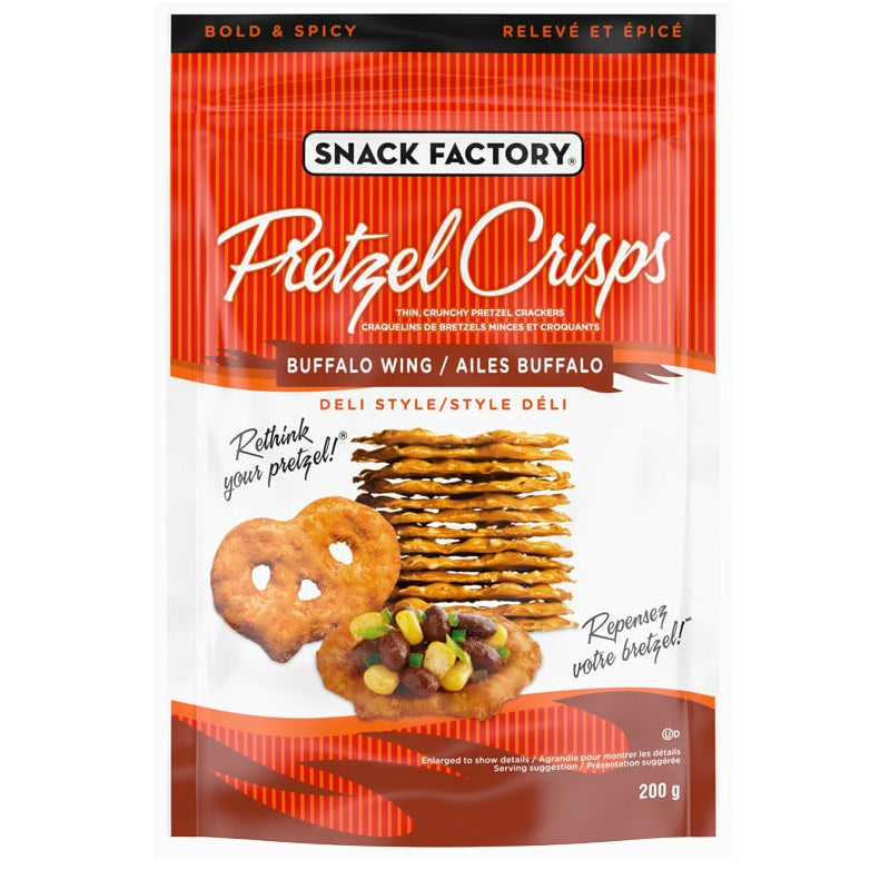 Snack Factory - Pretzel Crisps Buffalo Wings - 200g
