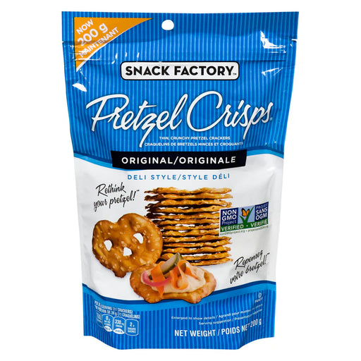 Snack Factory - Pretzel Crisps Original - 12 x 200g