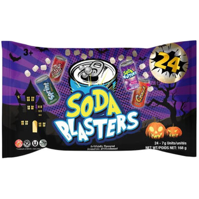 Soda Blasters - Fizzy Candy Halloween Bag 168 g - 24 x 7 g