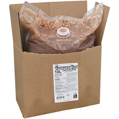 Soft Serve Chocolate Ice Cream Mix 3% Frozen - 10 L