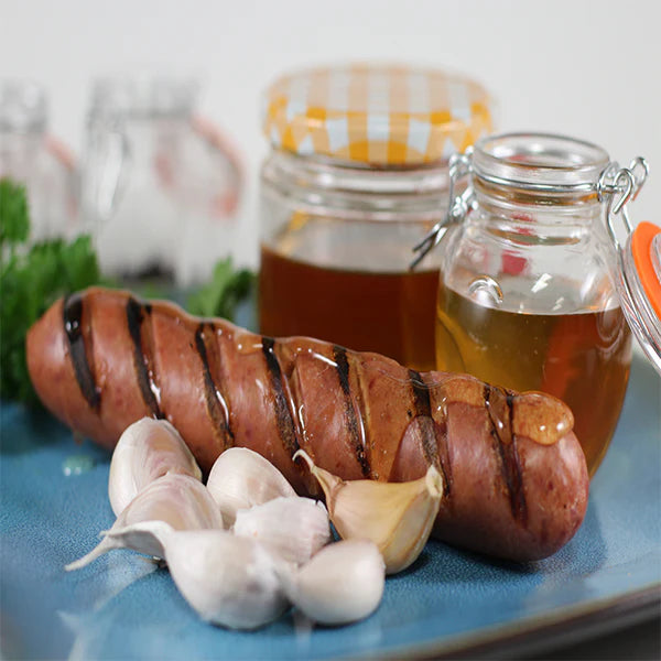 Soloway's - Honey Garlic Sausage 8 inch - 12 Pcs