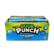 Sour Punch Blue raspberry Straws Candy 24 x57g
