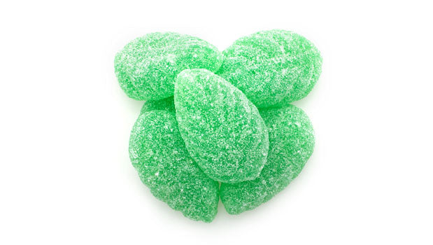 Spearmint Jelly Leaves Bulk Gummies - 10 Kg