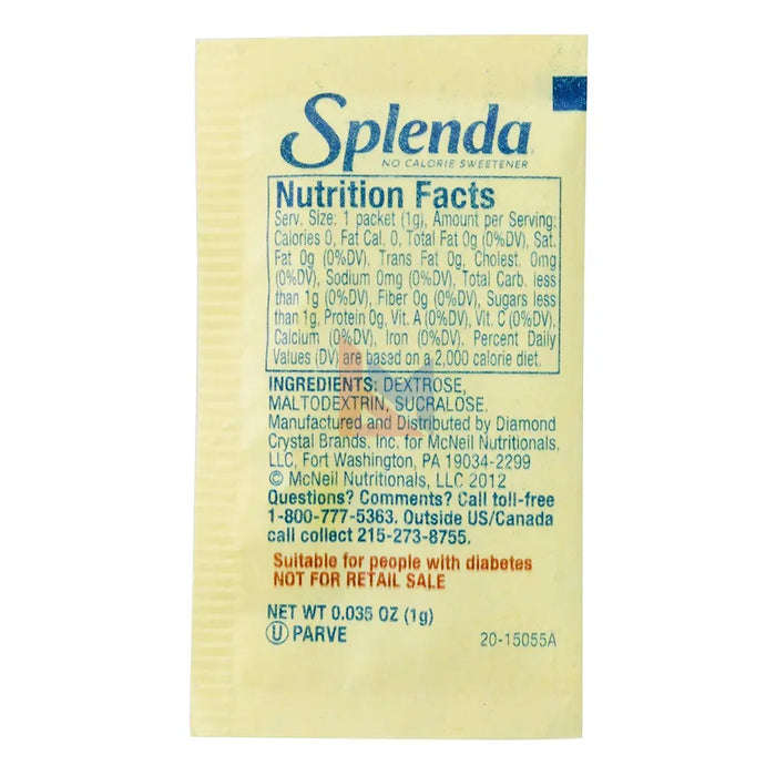 Splenda - No Calorie Sweetener Packet 100 g - 100/Pack