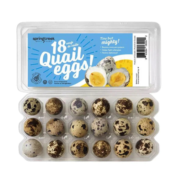 Spring Creek - All Natural Quail Eggs - 18 Pack