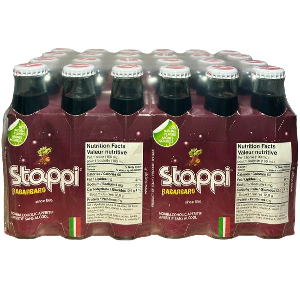 Stappi - Bitter Rabarbaro - 24 x 100 ml