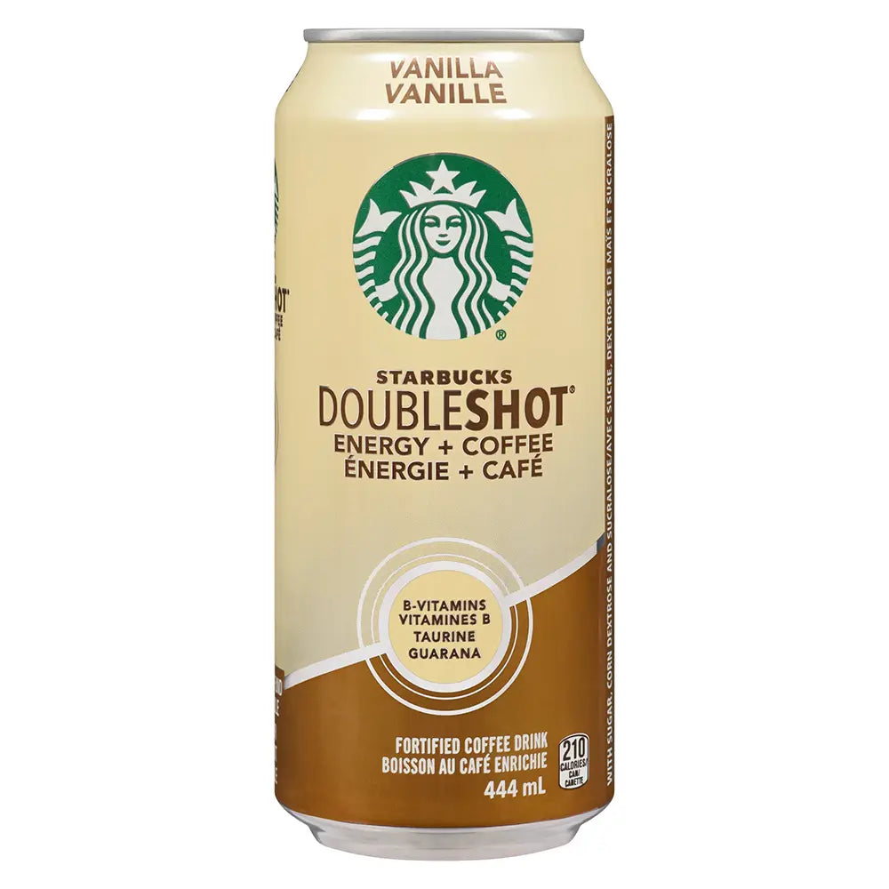 Starbucks Double shot Vanilla Energy Drink 12 x 444 ml — Bulk Mart