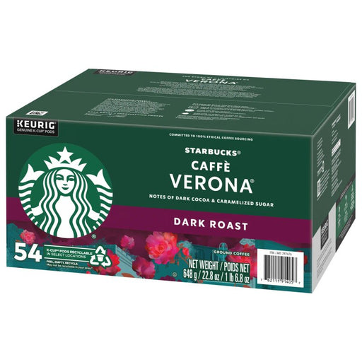 Starbucks Caffè Verona Coffee K-Cup Pods - Pack Of 54