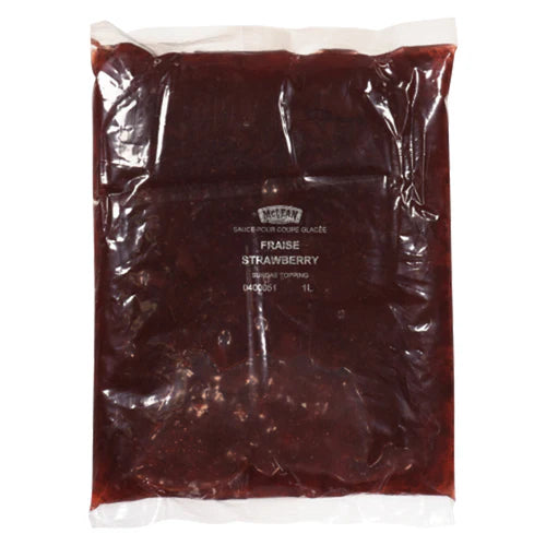 Strawberry Sundae Topping - 1 L
