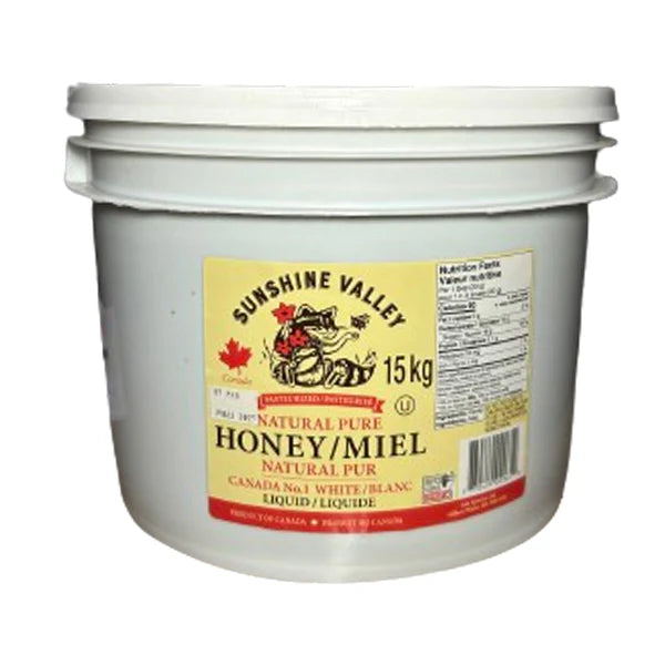 Sunshine Valley - Pure Liquid Honey Pasteurized - 15 Kg