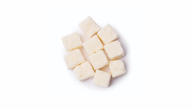 Sweetened Coconut Cubes 10-10 mm Bulk Candy - 28 Lbs